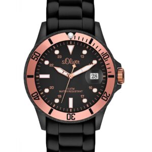s.Oliver Silikonband schwarz SO-2549-PQ