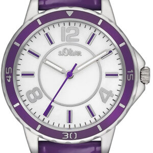 s.Oliver Leder-/ Lackband lila SO-2357-LQ