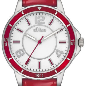 s.Oliver Leder-/ Lackband rot SO-2356-LQ