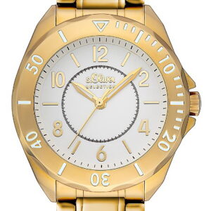 s.Oliver Edelstahlband IP gold SO-2247-MQ