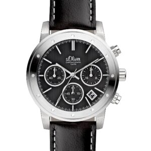 s.Oliver Lederband schwarz SO-2047-LC