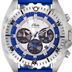 s.Oliver PU-Band blau SO-2083-PC
