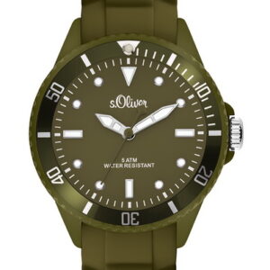 s.Oliver Silikonband olive SO-2313-PQ