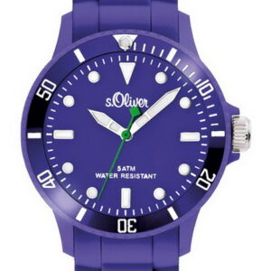 s.Oliver Silikonband neon-lila SO-2334-PQ