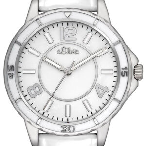 s.Oliver Leder-/ Lackband weiß SO-2355-LQ