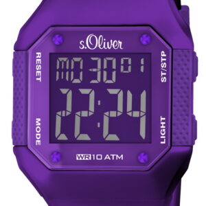 s.Oliver Kunststoffband lila  SO-2437-PD