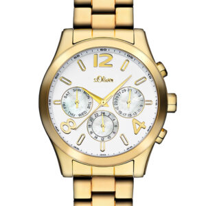 s.Oliver Edelstahlband IP gold SO-2393-MM