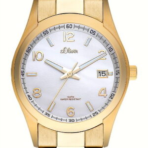 s.Oliver Edelstahlband IP gold SO-2187-MQ