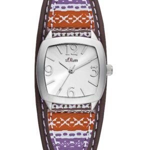 s.Oliver Lederband braun mit Patches SO-2174-LQ