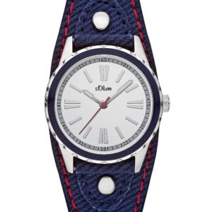 s.Oliver Textilband Canvas blau SO-2067-LQ