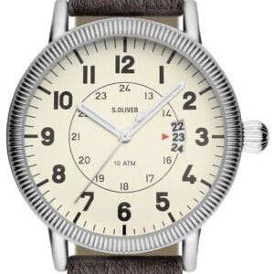 s.Oliver Lederband braun SO-1902-LQ