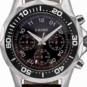 s.Oliver Lederband schwarz SO-1756-LC
