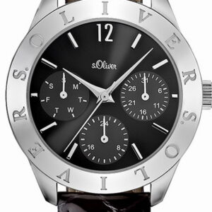 s.Oliver Lederband schwarz SO-1737-LM