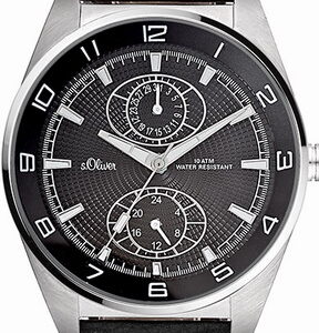 s.Oliver Lederband schwarz SO-1705-LM
