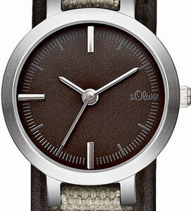 s.Oliver Textil-/ Canvas Band braun, beige SO-1625-LQ