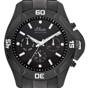 s.Oliver Edelstahlband schwarz SO-2271-MC