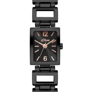 s.Oliver Metallband schwarz SO-3065-MQ