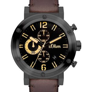 s.Oliver Lederband dunkelbraun SO-3096-LC