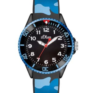 s.Oliver Silikonband blau / schwarz SO-3109-PQ