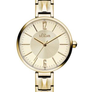 s.Oliver Edelstahlband gold SO-3089-MQ
