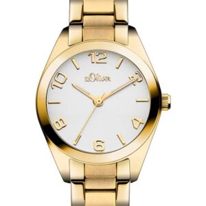 s.Oliver Edelstahlband gold SO-3050-MQ