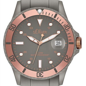 s.Oliver Silikonband greige SO-2552-PQ