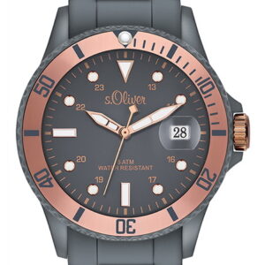 s.Oliver Silikonband grau SO-2551-PQ