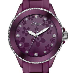 s.Oliver Silikonband aubergine SO-2564-PQ