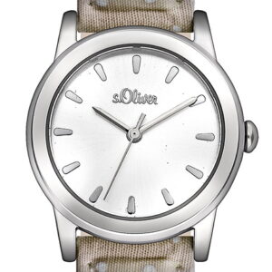 s.Oliver Leder-/ Textilband rosa, weiß SO-2603-LQ