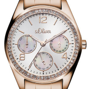 s.Oliver Edelstahlband rosé SO-3064-MM