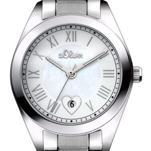 s.Oliver Edelstahlband silber SO-2974-MQ