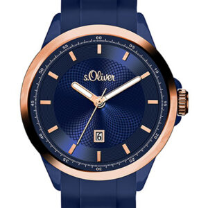 s.Oliver Silikonband blau SO-2955-PQ