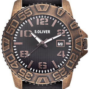 s.Oliver Lederband schwarz SO-2933-LQ