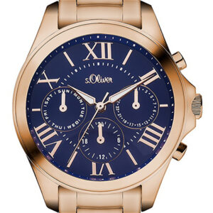 s.Oliver Edelstahlband bicolor IP rosé SO-2918-MM