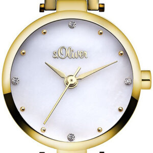 s.Oliver Edelstahlband IP gold SO-2766-MQ