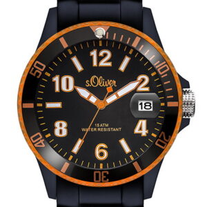 s.Oliver Silikonband dunkelblau SO-2729-PQ