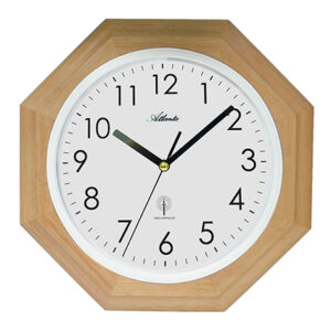 Atlanta 4324/30 Funk-Wanduhr Holzgehäuse
