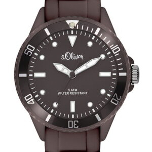 s.Oliver Silikonband braun SO-2576-PQ