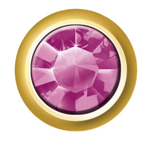 Erstohrstecker Estelle System II 4,00 mm Gold plattiert Amethyst
