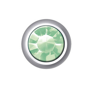 Erstohrstecker Estelle System II 2,80 mm weiß Peridot Mini