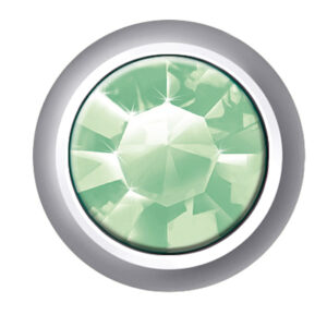 Erstohrstecker Estelle System II 4,00 mm weiß Peridot
