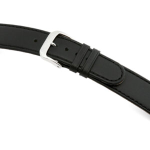 Lederband Louisville 12mm schwarz glatt