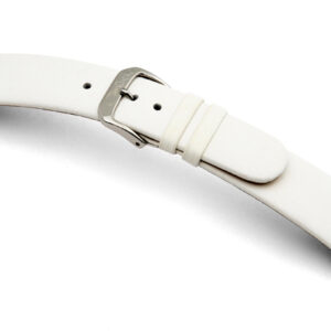 Lederband Merano 19mm weiß glatt