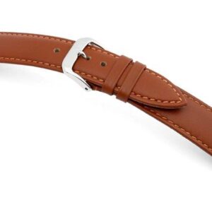 Lederband Arezzo 18mm cognac, glatt