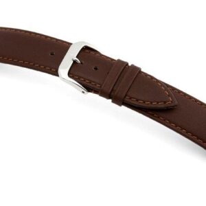 Lederband Arezzo 20mm mokka, glatt