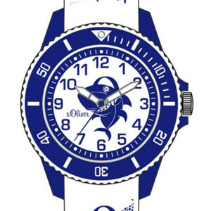 s.Oliver Silikonband blau / weiß SO-3177-PQ