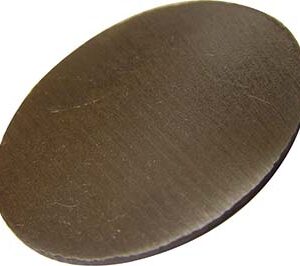 GRS-Übungsplatte Karbonstahl oval, flach 33 x 45,7 mm