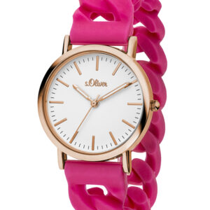 s.Oliver Silikonband pink SO-3256-PQ