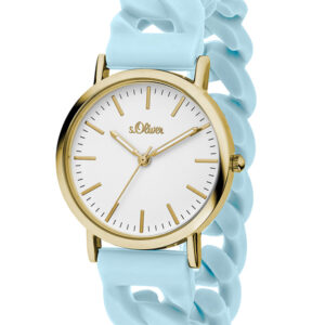 s.Oliver Silikonband hellblau SO-3253-PQ