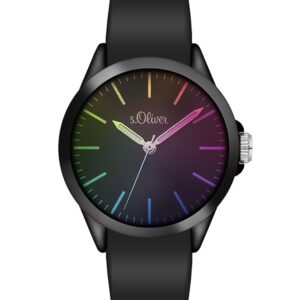 s.Oliver Silikonband schwarz SO-3197-PQ